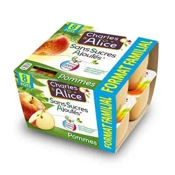 Charles & Alice No Sugar Added Compote 8x100g