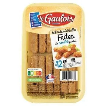 Le Gaulois Breaded Chicken Fries (x12) 200g