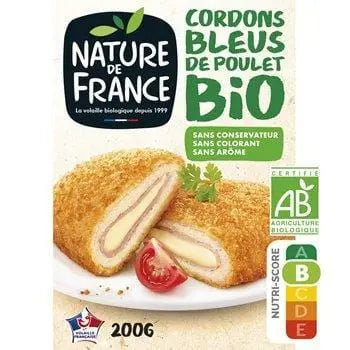 Nature de France Organic Chicken Cordon Bleu (x2) 200g
