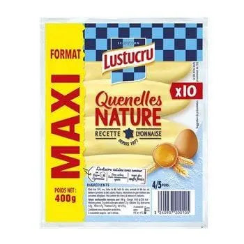Lustucru Quenelles Natures Maxi (x10) 400g