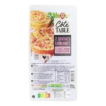 Quiche lorraine Coté Table 2x130g