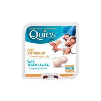 Protection oreilles cire Quies Cire naturelle - 8 paires