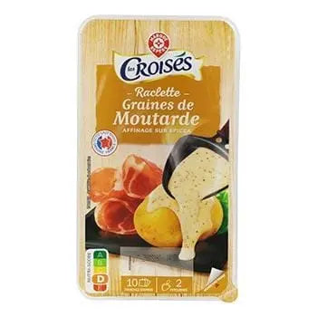 Les Croises Raclette Mustard Slices 250g