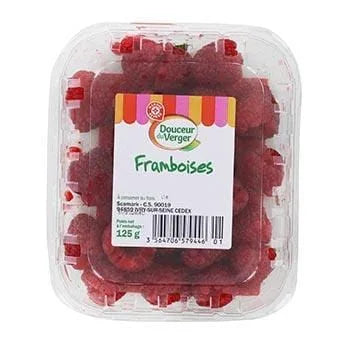 Framboises Douceur du Verger 125g