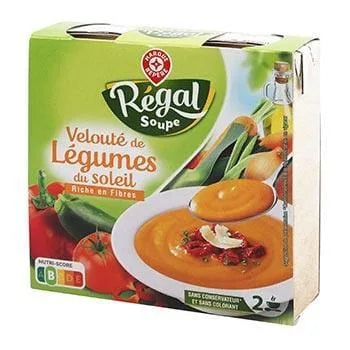 Soupe velouté Régal Soupe Légumes du soleil 2x30cl