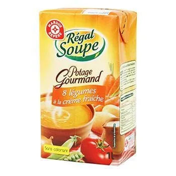 Potage gourmand Régal Soupe 8 légumes à la crème - 1L