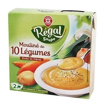Soupe Mouliné Régal Soupe 10 légumes variés - 2x30cl