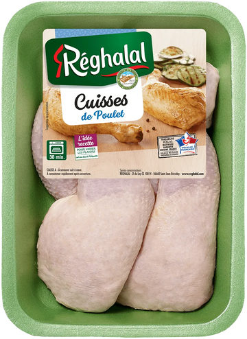 Reghalal Cuisse de Poulet Halal ~ 850 g