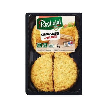 Reghalal Cordon Bleus de Volaille Halal (x 8) 1 kg
