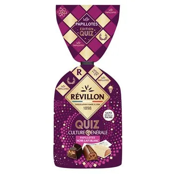 Revillon Quiz Culture Chocolates Dark Milk White 360g