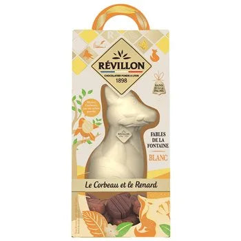 Revillon White Chocolate Fox with Ganache-Filled 180g