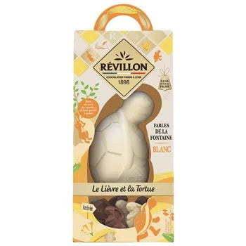 Revillon White Chocolate Turtle with Assorted Chocolate Hares 180g