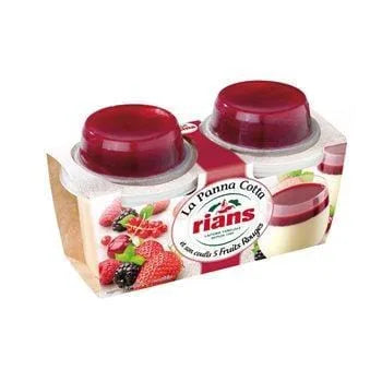 Rians Panna Cotta Fruits rouges  2x120g