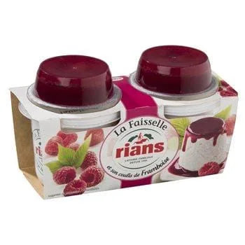 Faisselle Rians Coulis framboise - 240g
