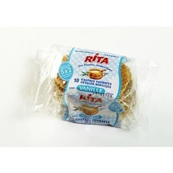 Gaufres Rita fourrées Vanille x10 300g