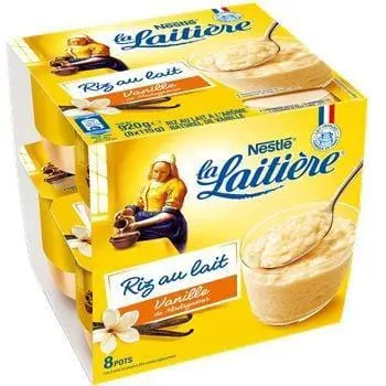 La Laitiere Rice Vanilla 8x115g