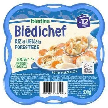 Bledina Bledichef Rice and Pollock A la Forestiere 230g