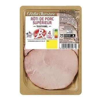 Rôti de porc Label Rouge L'Atelier Charcuterie - 180g