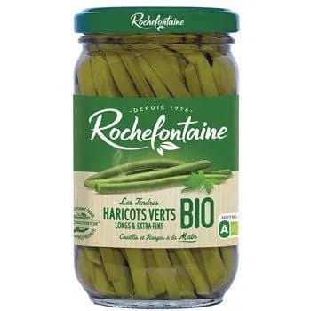 Haricots verts Rochefontaine Extra fins, bio - 180g