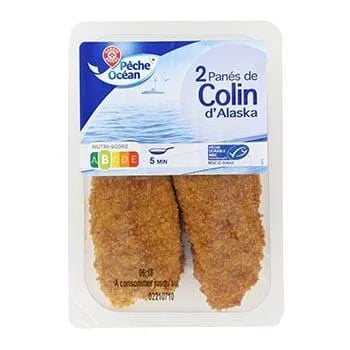 Poissons panés Ronde des Mers Colin d'Alaska - 2x100g