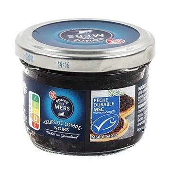Oeufs de lompe Ronde des mers Noir - MSC - 100g