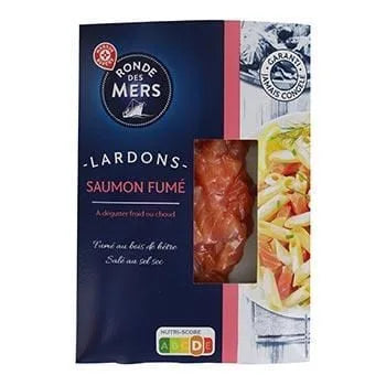 Lardons de saumon fumé Ronde des Mers - 90g