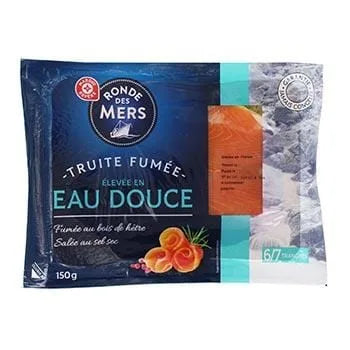 Truite fumée Ronde des mers France 6 tranches - 150g