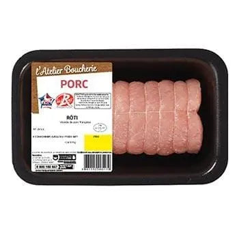 L'Atelier Roti de Porc Filet Label Rouge 800g