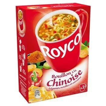 Bouillon à la Chinoise Royco Légumes Curcuma Nouilles 47g