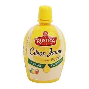 Condiment citron jaune Rustica 200ml