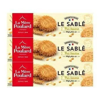 La Mère Poulard Pure Butter Sablé 3x125g