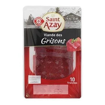 Viande des grisons Saint Azay 10 tranches - 80g