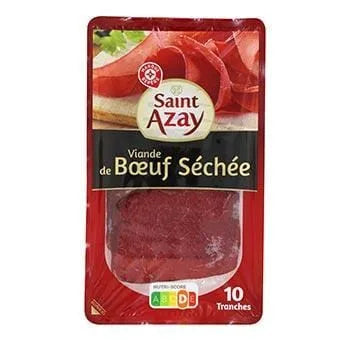 Viande de boeuf Saint Azay Séchée 10 tranches 80g