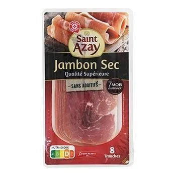 Jambon sec Saint Azay  8 tranches - 200g