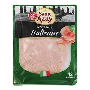 Mortadelle Italienne Saint Azay 12 tranches 150g