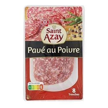 Pavé au poivre Saint Azay 8 tranches - 150g