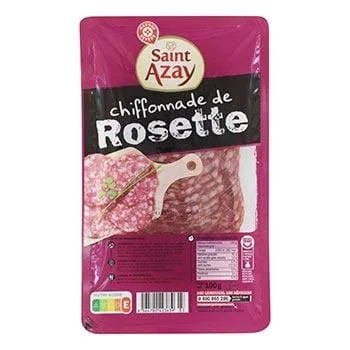 Chiffonades de rosette Saint Azay - 100g