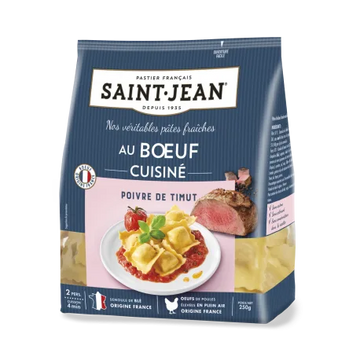 Saint Jean Raviole Boeuf Poivre De Timut 250 G