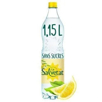 Eau gazeuse Salvetat Citron Méditerranée - 1.15L