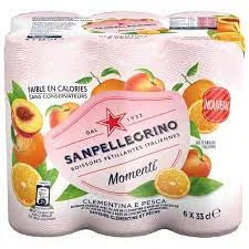 San Pellegrino Clementine Peche 6x33cl