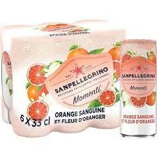 San Pellegrino Orange Sanguine fleur d’Oranger 6x33cl