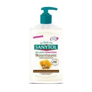 Sanytol Savon Liquide Nourrissant Lait d'Amande et Gelee Royale 250ml
