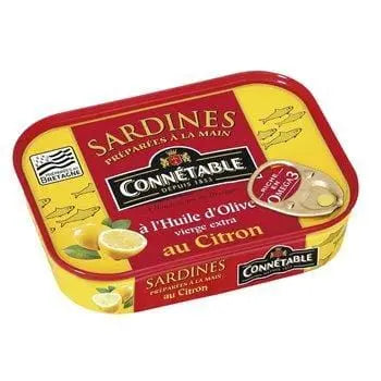 Connetable Sardines Olive Lemon 135g