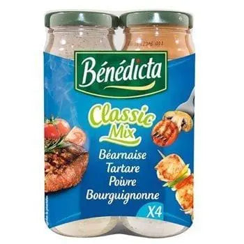 Benedicta Sauces Classic Mix (x4) 330g