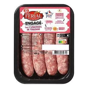 Ferial Antibiotic Free Toulouse Sausage (x4) 400g