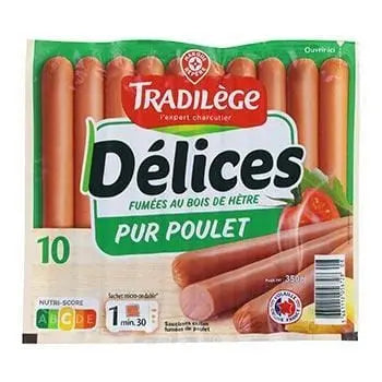 Chicken Sausage (x10) 350g