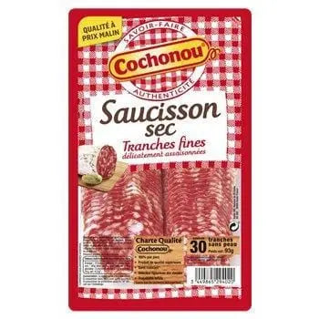 Cochonou Dry sausage in slices 93g
