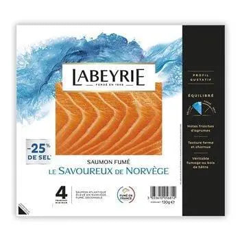 Labeyrie Smoked Salmon Norway (x4) 130g