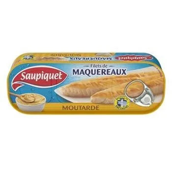Filets de maquereaux Saupiquet A la moutarde - 169g