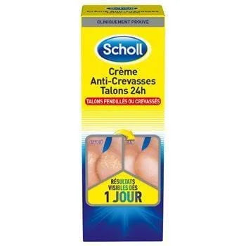 Crème anti-crevasses Scholl Talon 24h - 60ml